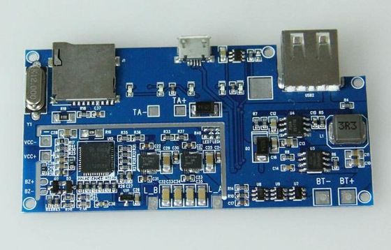 Buy FR4 PCB Assembly with White Silk Screen and 0.1mm Min Line Spacing online manufacture