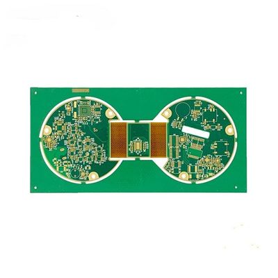 Buy Rigid Flex PCB, ENIG Surface Finish PCB Design with Green Solder Mask Color and 1oz Copper Thickness online manufacture